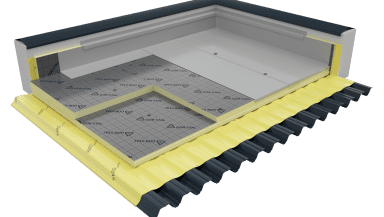 PIR panels for flat roofs